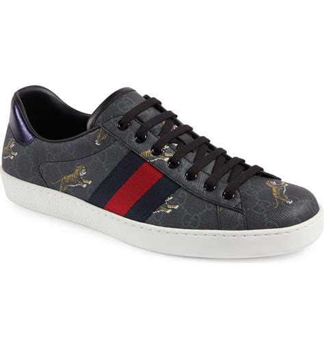 gucci ace gg supreme tiger|gucci ace sneakers gg print.